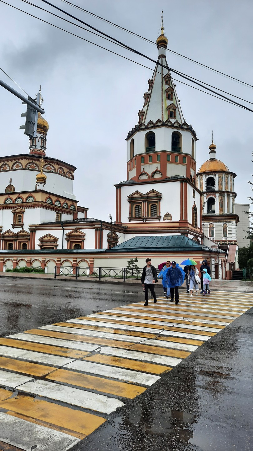 Ночной Иркутск на автомобиле (Ольга)