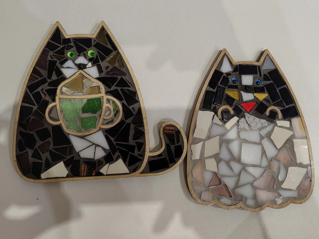 Ярославские котики: мастер-класс по мозаике (Ольга)