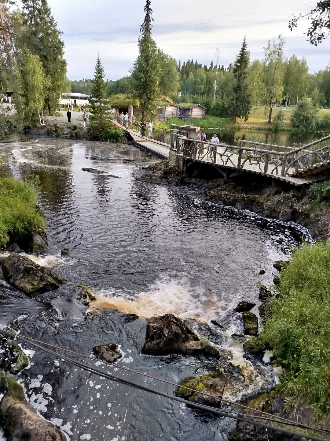 Карелия из Санкт-Петербурга: водопады, Рускеала и тот самый ретропоезд (Оксана)