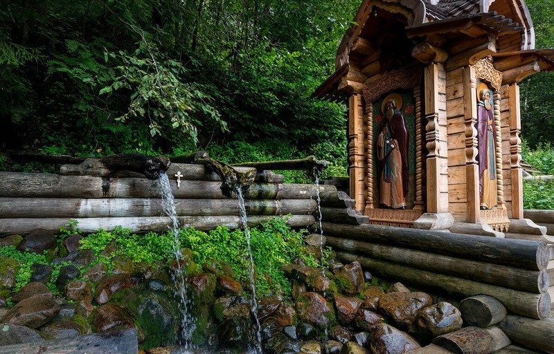 Водопад Гремячий ключ и русская Гефсимания