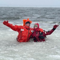 Фото отзыва 3: экскурсия "Искупаться в Баренцевом море: айсфлоатинг в Териберке"