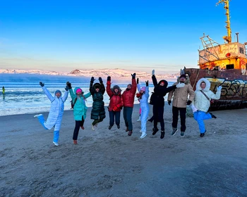 Териберка, поиски китов