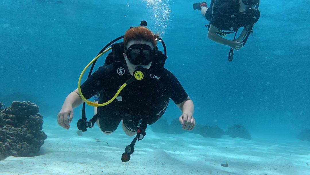 Огромная благодарность за первый опыт погружения! Если вы не умеете плавать, у Вас страх воды -