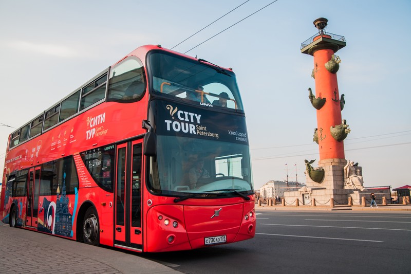 Обзорный сити-тур по Петербургу на двухэтажном автобусе