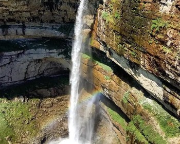 Встреча, водопад Тобот, Каменная чаша и Матлас