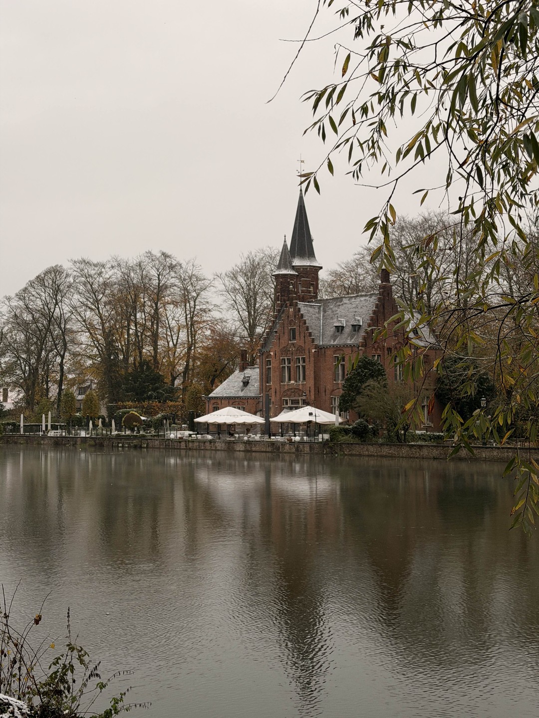 Брюгге встретил нас мокрым снегом, но экскурсия выдалась прекрасной. Спасибо Елене за внимательность и увлекательную историю
