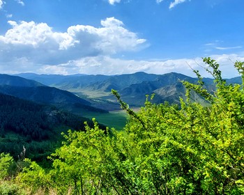 Чуйский тракт, перевалы и водопад Ширлак