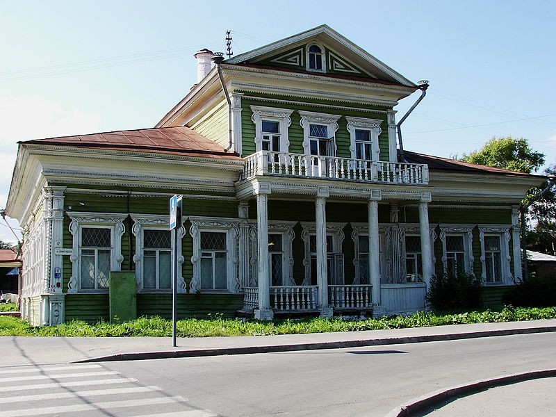 Город, где резной палисад