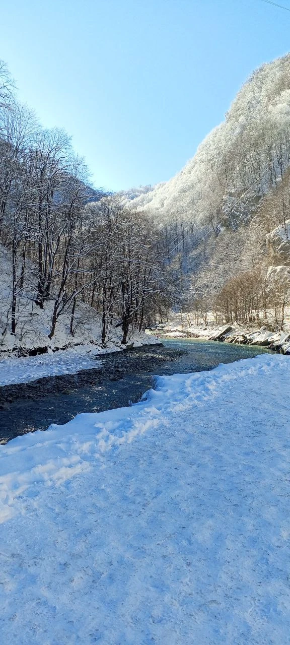 Поездка состоялась 3 января. Мы попали в волшебную заснеженную сказку. В Осетии невероятно красивая природа!!! Гид