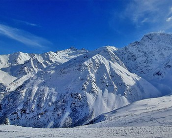 Водопад Азау и подъём по канатной дороге на Эльбрус на высоту 3850 м
