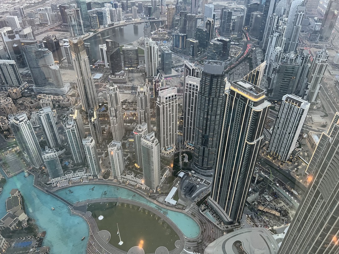 Бурдж-Халифа на закате - билеты на 124 и 125 этажи (Ольга)