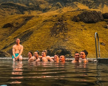 Лагуна и Алмазный пляж, ледники и горячий бассейн
