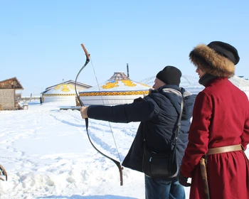 Этнопарк «Золотая орда» и знакомство с местной культурой, прогулка по льду Байкала