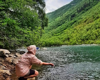 Шоанинский храм, озеро Кара-кёль, посёлок Домбай