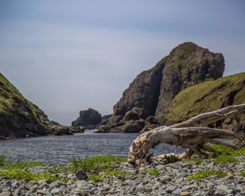 Прибытие на Шикотан, бухта Димитрова