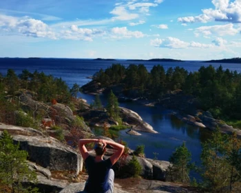 Валаам на гольф-карах, Ладожские шхеры на катере