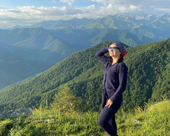 Водопад Махар и переезд в Домбай