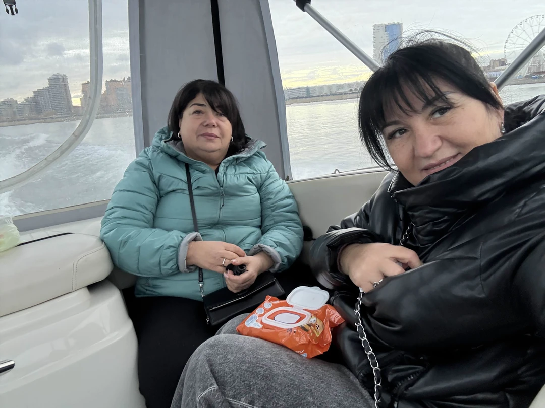 На катере по реке Казанке (Анжелика)