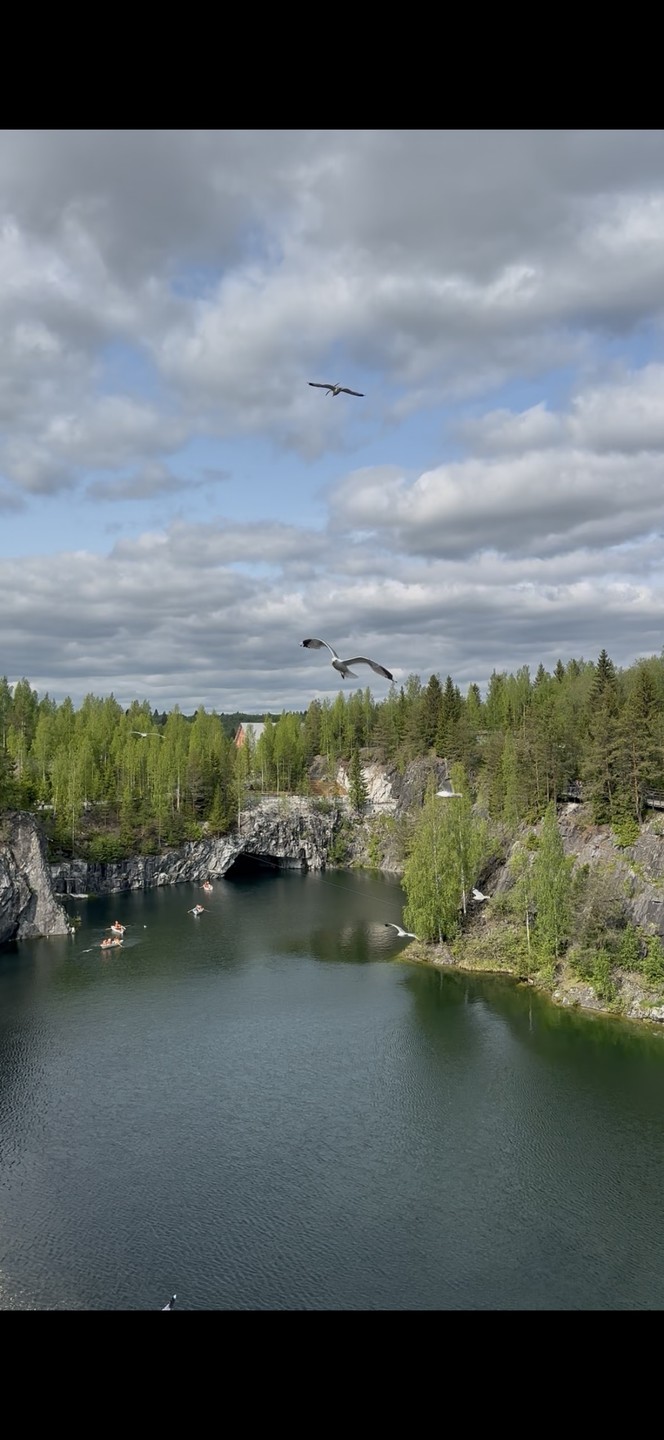 Карелия из Санкт-Петербурга: водопады, Рускеала и тот самый ретропоезд (Камила)