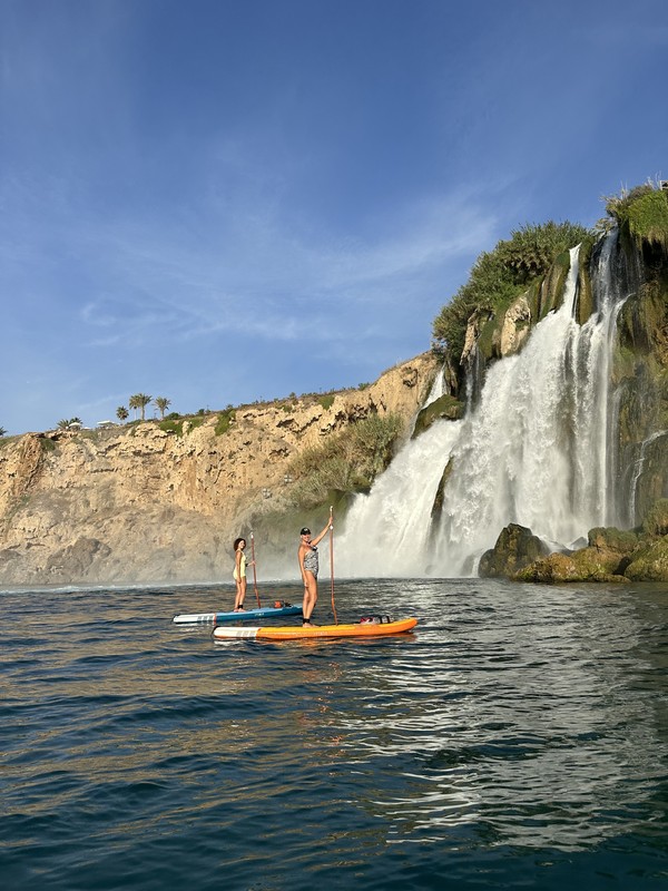 На сапе - к Дюденскому водопаду в Анталье