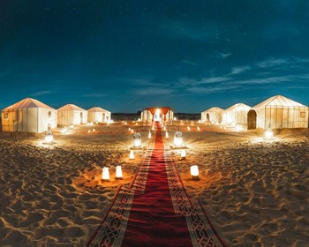 Путешествие в Сахару: поездка на верблюдах и ночь в пустыне