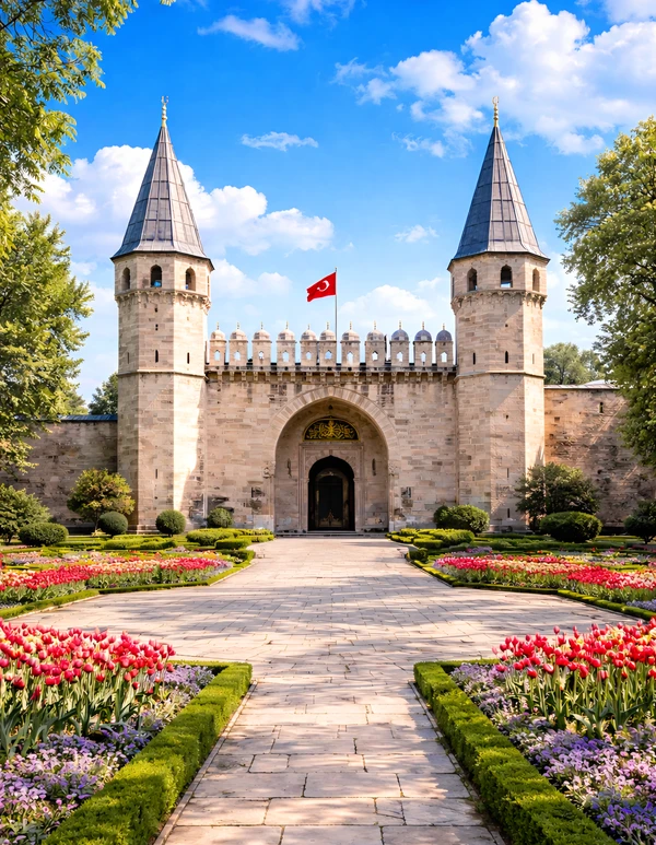 Дворец Топкапы - резиденция 23 османских султанов в Стамбуле