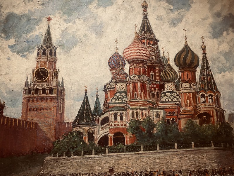 Образ Москвы под золотыми знамёнами ВДНХ