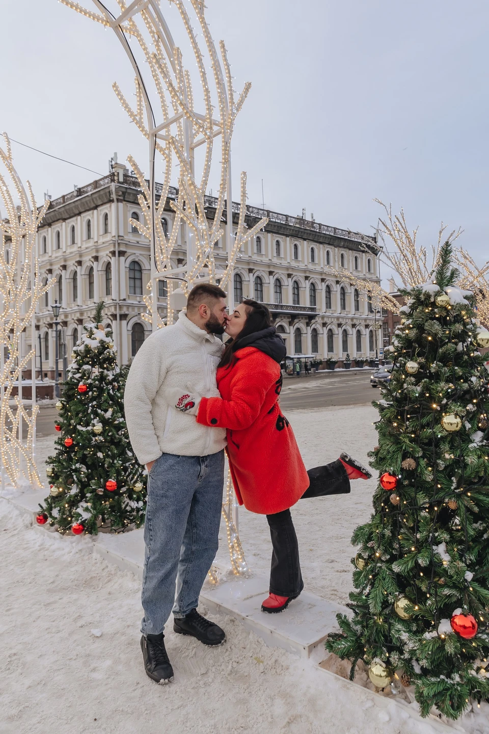 Несмотря на мороз,фотопрогулка удалась🤗😅❤️Мы остались очень довольны и организацией и пониманием фотографа-Евы и качеством итоговых фотографий!
