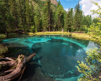 Чуйский тракт, Гейзерное озеро и пикник на берегу Катуни