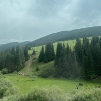 Фото отзыва 2: экскурсия "Плато Ассы, озеро Иссык и водопад: комфорт-маршрут, джипы, мини-группа"