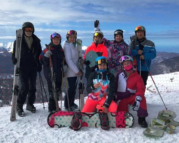 День катания, релакс в сауне