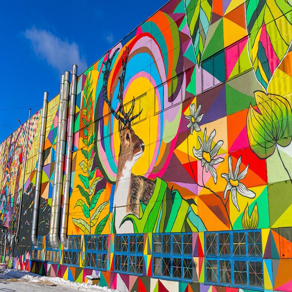 Минская Vulica Brasil: искусство на фабричных стенах (5/6)