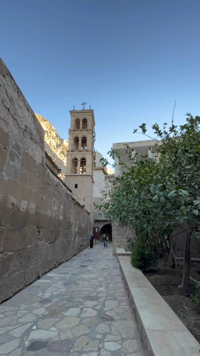 Мы были в монастыре Св, Екатерины, Синай на литургии