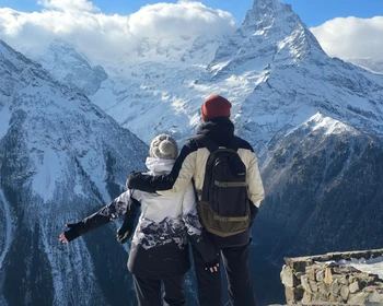 «Швейцария Кавказа»: перевал Гум-Баши, подъём на высоту 3200 метров и горы Домбая