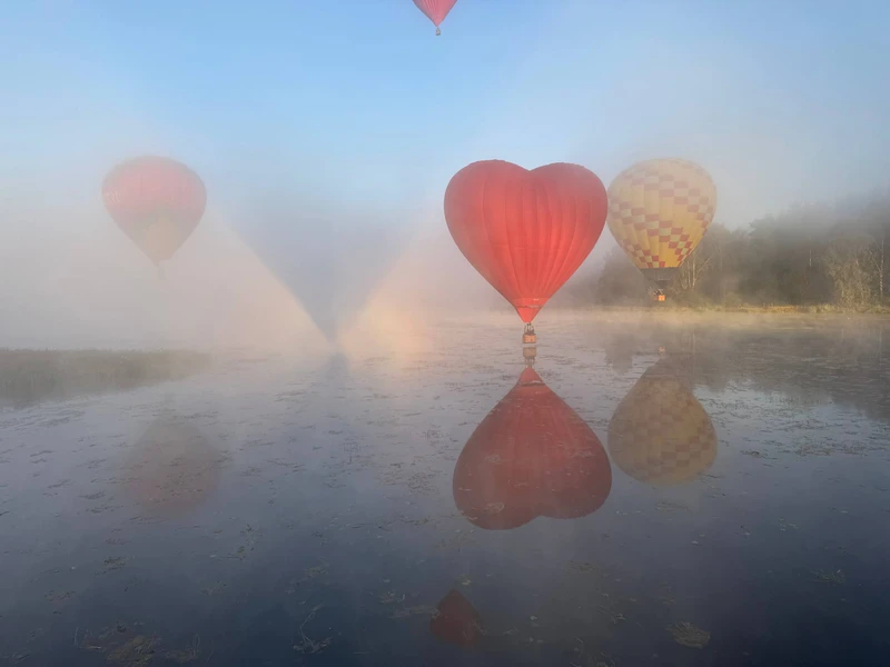 Полёт на воздушном шаре в Дмитрове