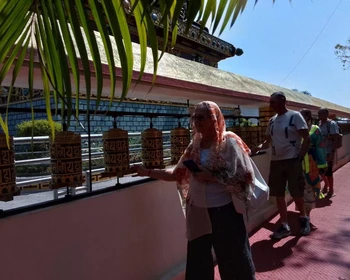 Кора в резиденции Далай-ламы