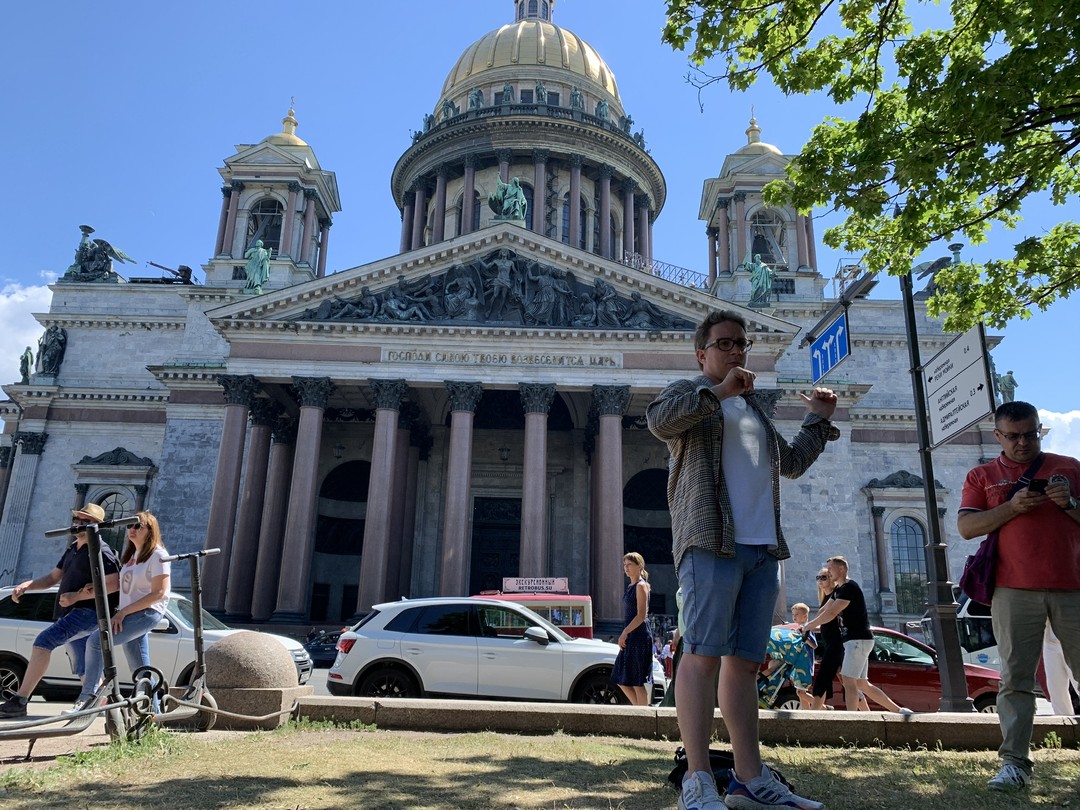 По Петербургу - на электросамокате (Георгий)