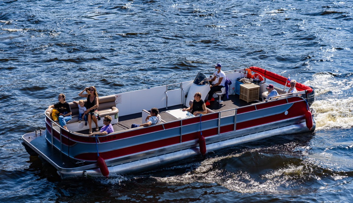 «Золотой треугольник» на катере: канал Грибоедова, р. Мойка и р. Фонтанка (6/7)