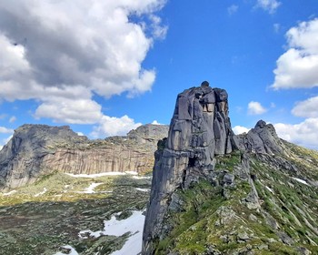 Панорамы на Ергаки с Ойского перевала