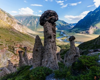 Каменные грибы и банный релакс