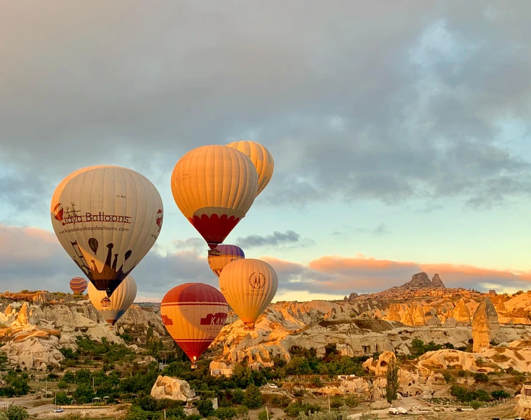 Встретить рассвет - на воздушном шаре