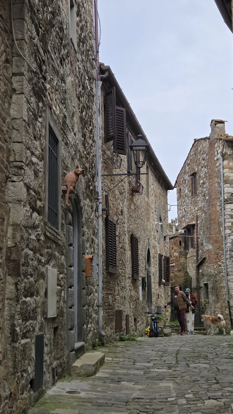 Поездка сегодня прошла чудесно. Олеся рассказывала об истории Тосканы с таким энтузиазмом и так непринужденно. Видно