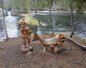 Водопады Койриноя, Юканкоски, Метсямикли, старые ГЭС, поиски граната, крепость Корела