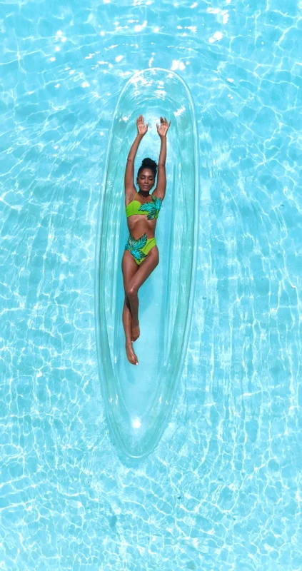 Фотосессия на прозрачном каяке - с дрона (Занзибар)