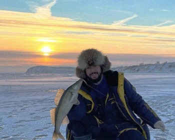 Рыбалка и перекус на льду