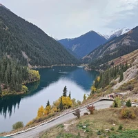 Фото отзыва 1: экскурсия "Голубое ожерелье Тянь-Шаня: индивидуальный тур на внедорожнике к озёрам Кольсай и Каинды"