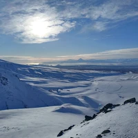 Фото отзыва 3: экскурсия "На Авачинский перевал — на снегоходах и в нартах"