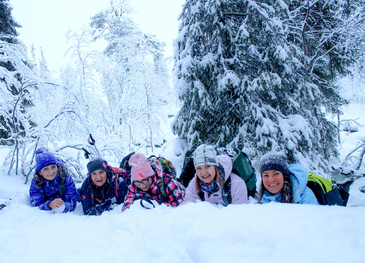 На снегоступах — к Семужному озеру! (8/12)