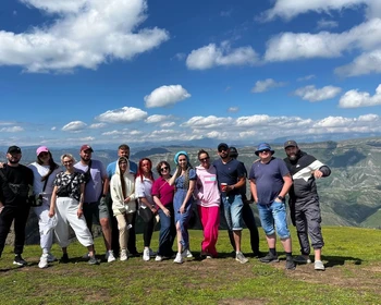 Ирганайское водохранилище, мастер-класс по лезгинке и дискотека