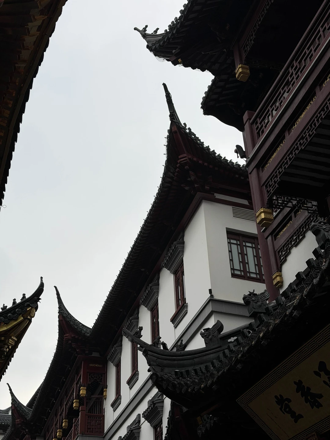 Были в Шанхае проездом. Прилетели в 7 утра, Гордей встретил нас в аэропорту и помог сдать багаж